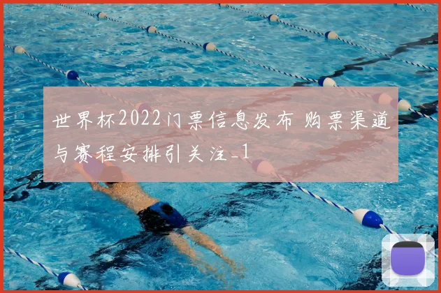 世界杯2022门票信息发布 购票渠道与赛程安排引关注_1